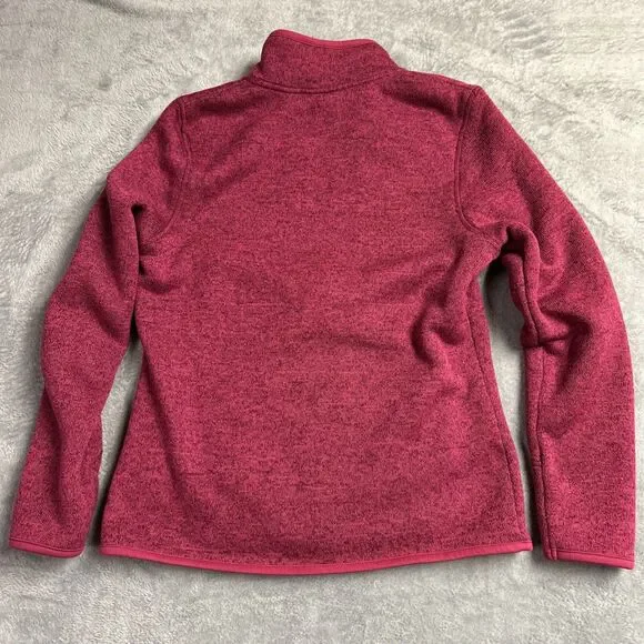 SwissTech Womens Shirt Top Full Zip Fleece Lined Sz. S 4-6 Dark Pink - Picture 14 of 14